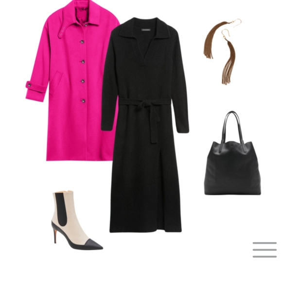 COPY - COPY - Gorgeous Johnny Collar Sweater Dress - Picture 8 of 8